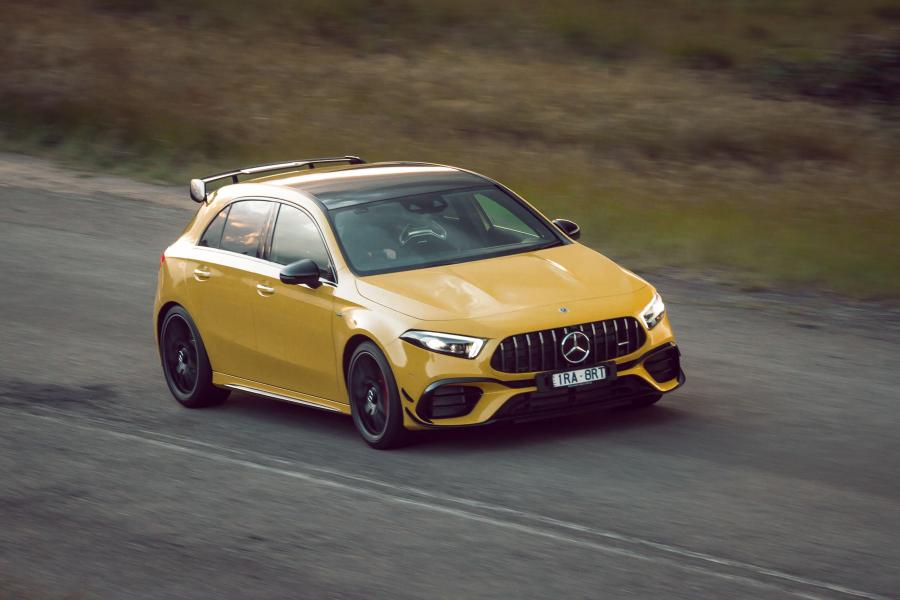  Mercedes-AMG A45 S 4Matic+ Aerodynamic Package (W177) 2020 года  (AU) (фото 1 из 40)
